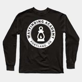 Wayfinding Academy Seal in white Long Sleeve T-Shirt